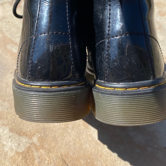 Dr. Martens 1460J combat boots size 5 ladies patent leather grunge y2k retro - Picture 7 of 11